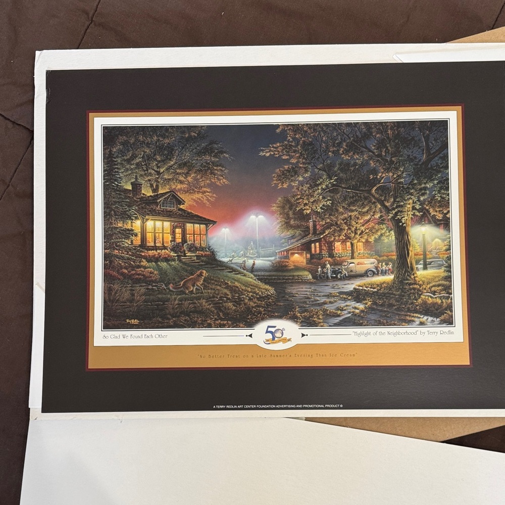 “Highlight of the Neighborhood” by Terry Redlin